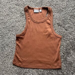 Brown aritzia tank top